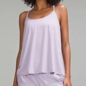 Lululemon Modal Silk-Blend Spaghetti Strap Tank op - Lilac Ether - Size 6 - NWoT